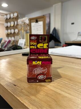 Dr Pepper NEE-Doh Nice Cube - Red Squishy